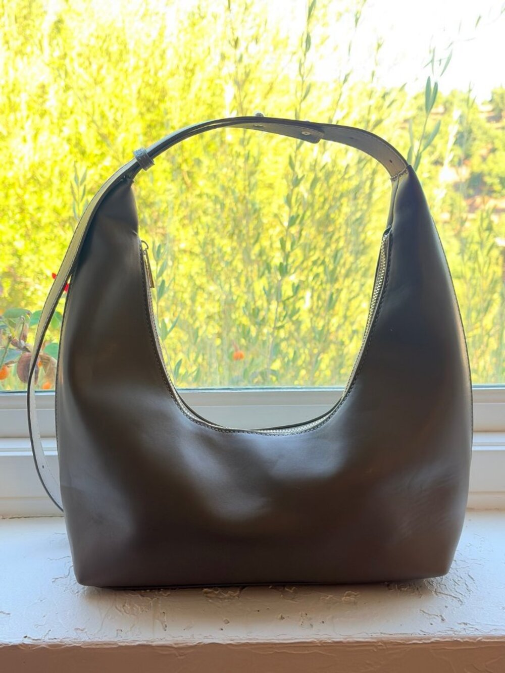 NA-KD Taupe PU Hobo Shoulder Bag